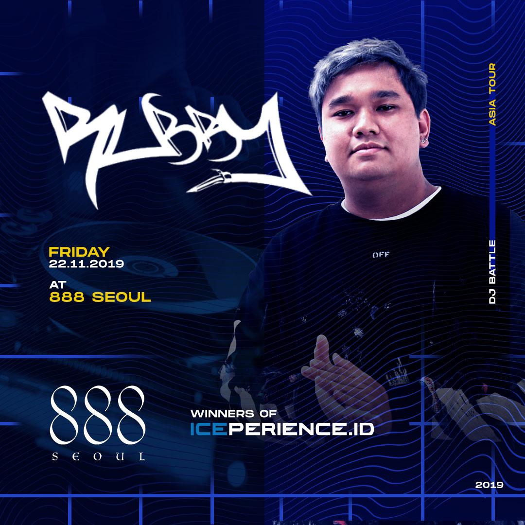 Flyer 888 Seoul DJ Rubby